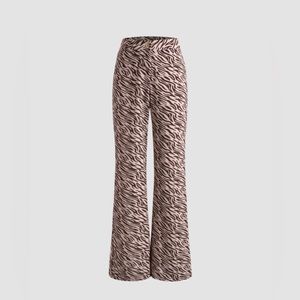 New Zebra Flare Pants